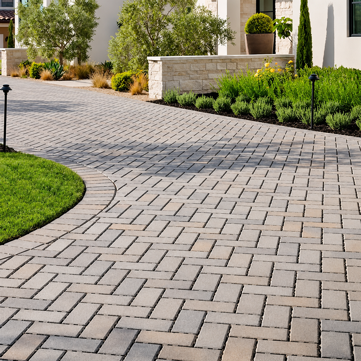 Quality paving and property finishing detail